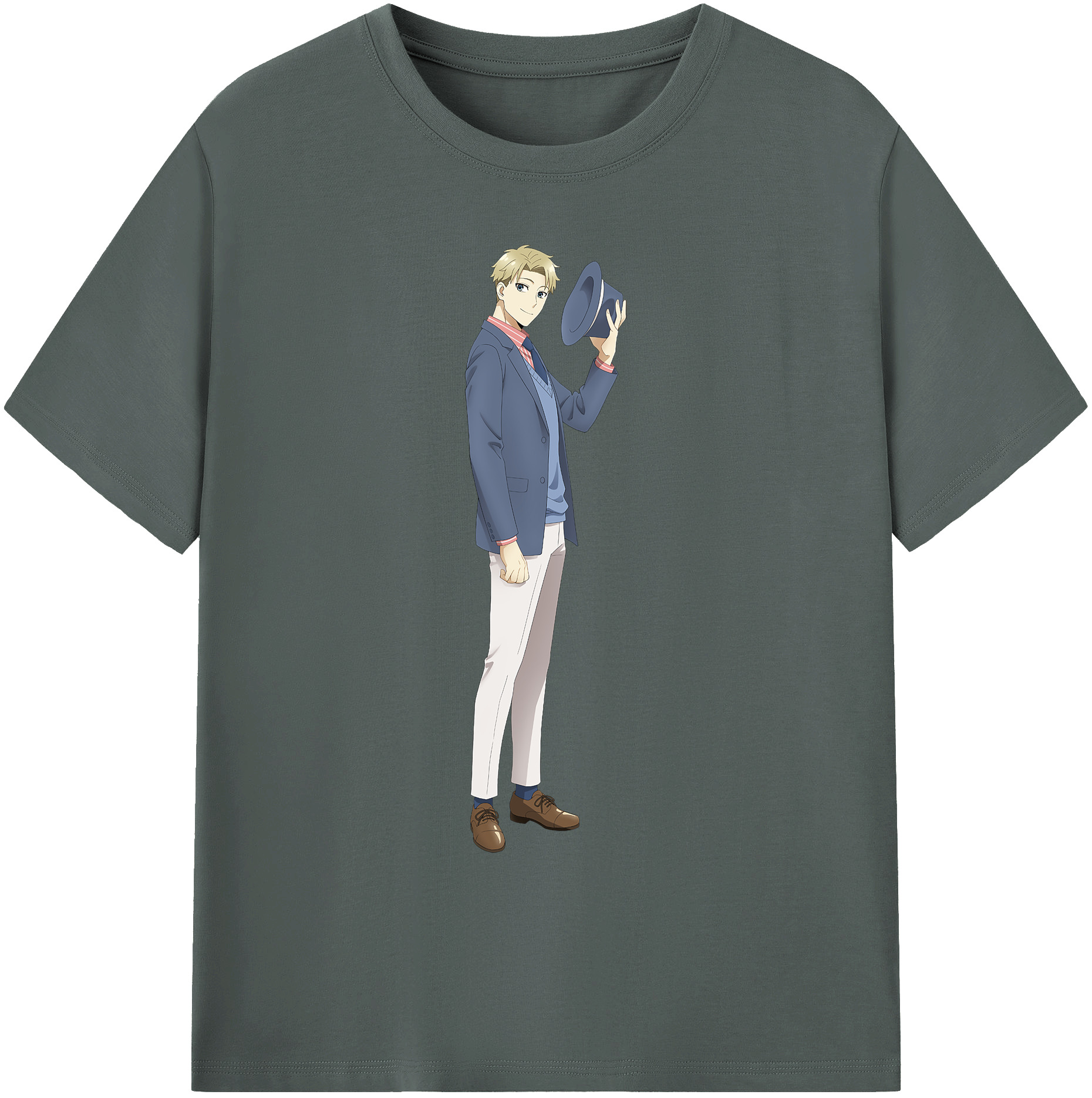 （画像用） SPY×FAMILY间谍家家酒 綿100％ メンズ半袖Tシャツ｜肌触りやわらか＆通気性